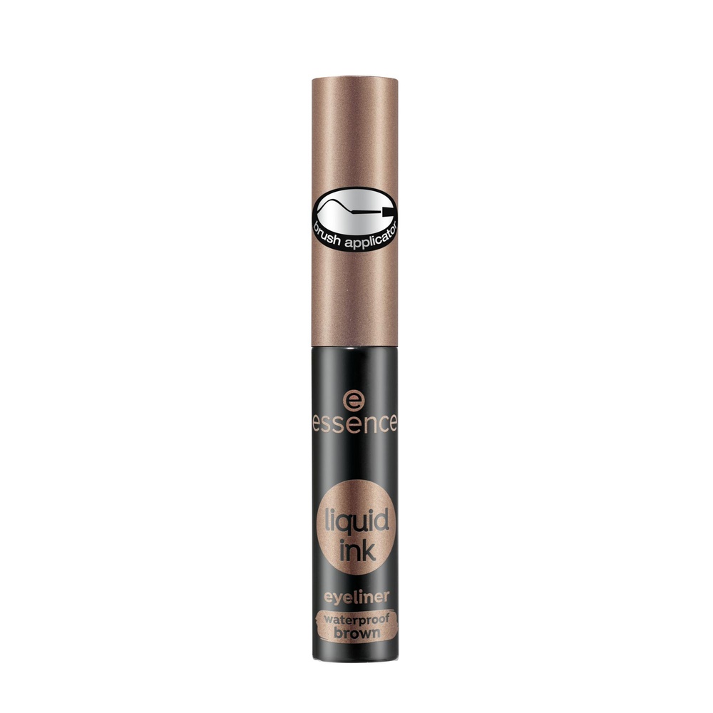 essence liquid ink eyeliner encre liquide marron waterproof 02 Ash brown Eyeliner