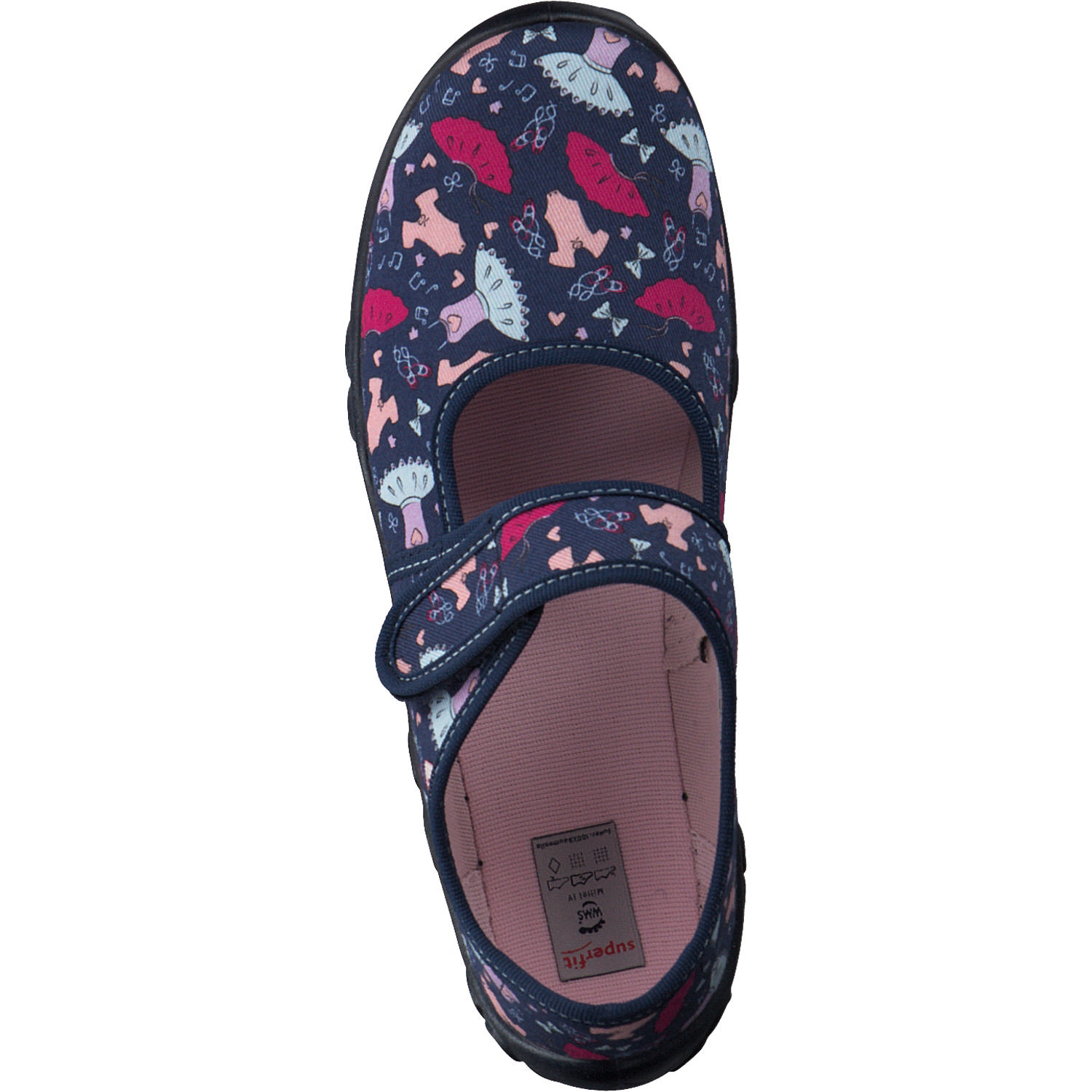 Superfit BONNY 00283, Hausschuhe, Kinder, Blau/mehrfarbig
