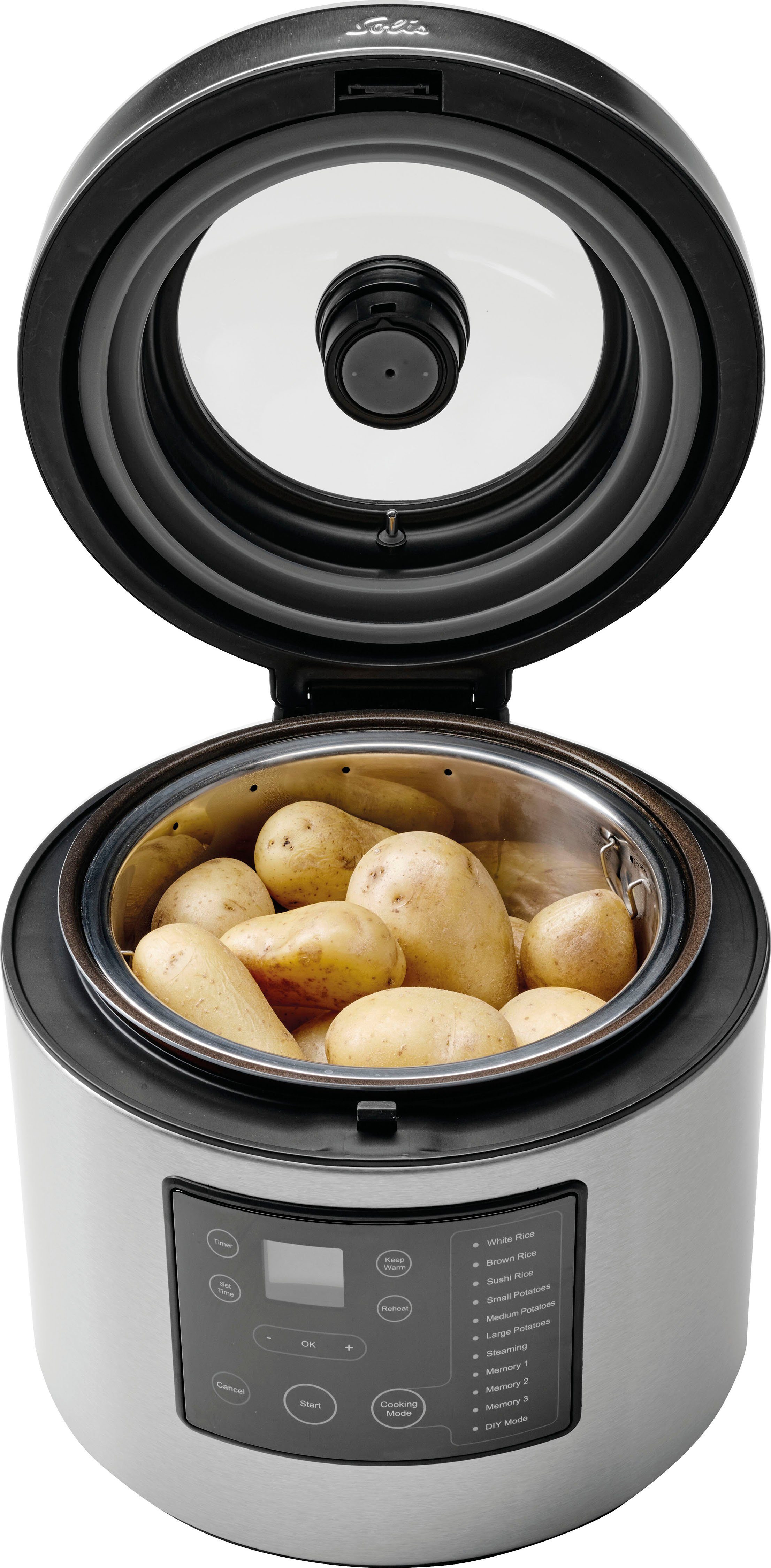 SOLIS OF SWITZERLAND Reiskocher Rice&Potato Cooker (Typ 8161), 860 W