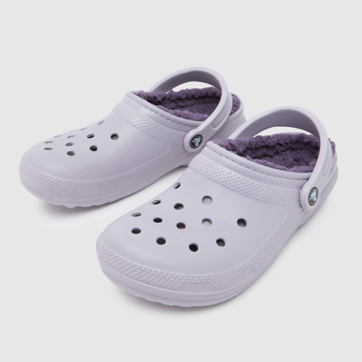 Crocs klasszikus bélelt klumpa szandál lila színben