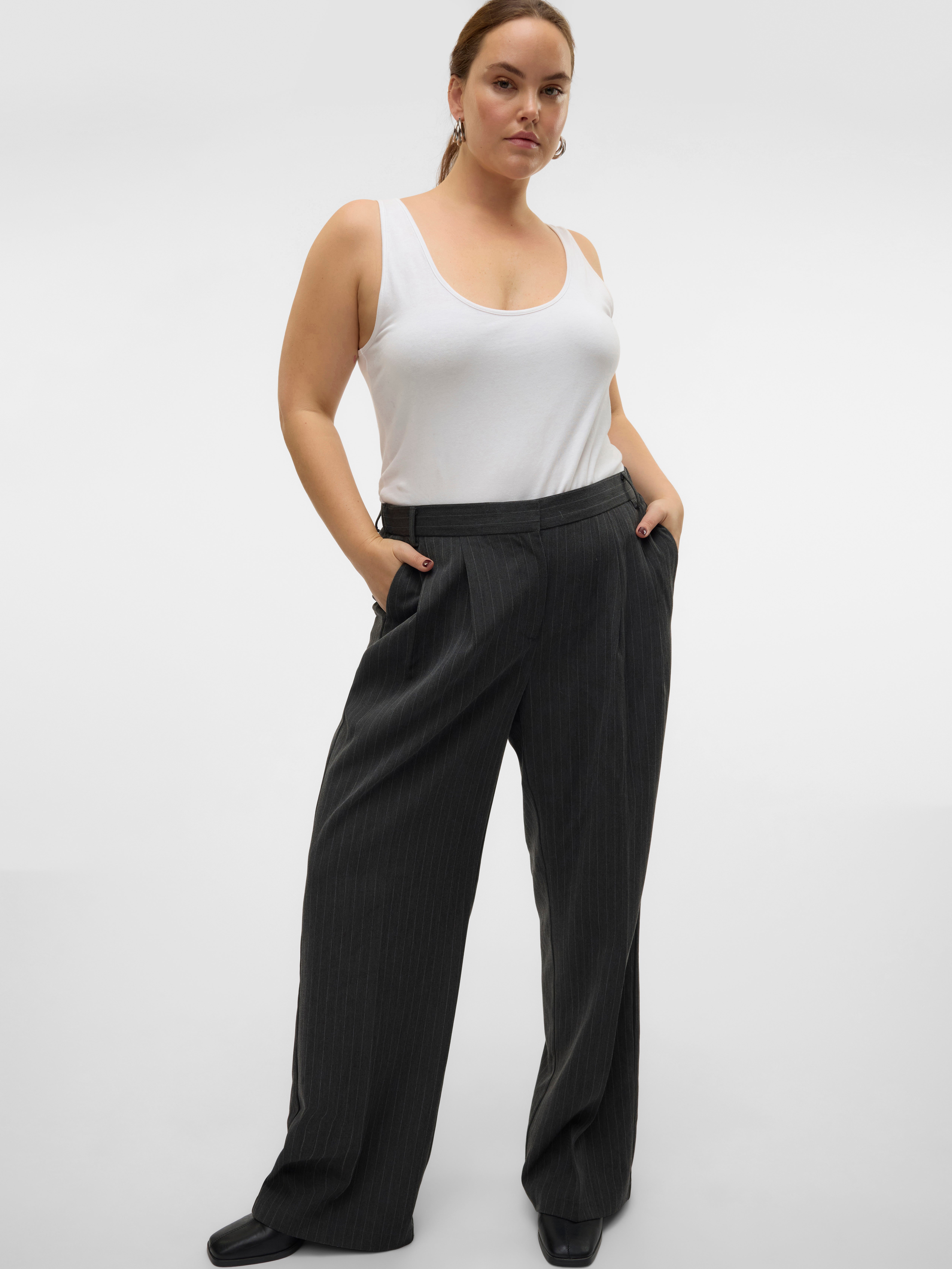 VMCSILJE Mittlere Taille Hose