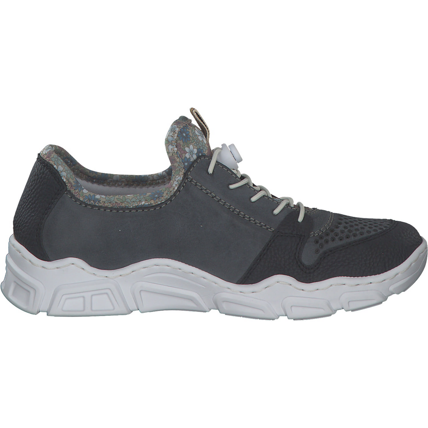 Rieker L0639, Sneakers Low, Damen, Blau