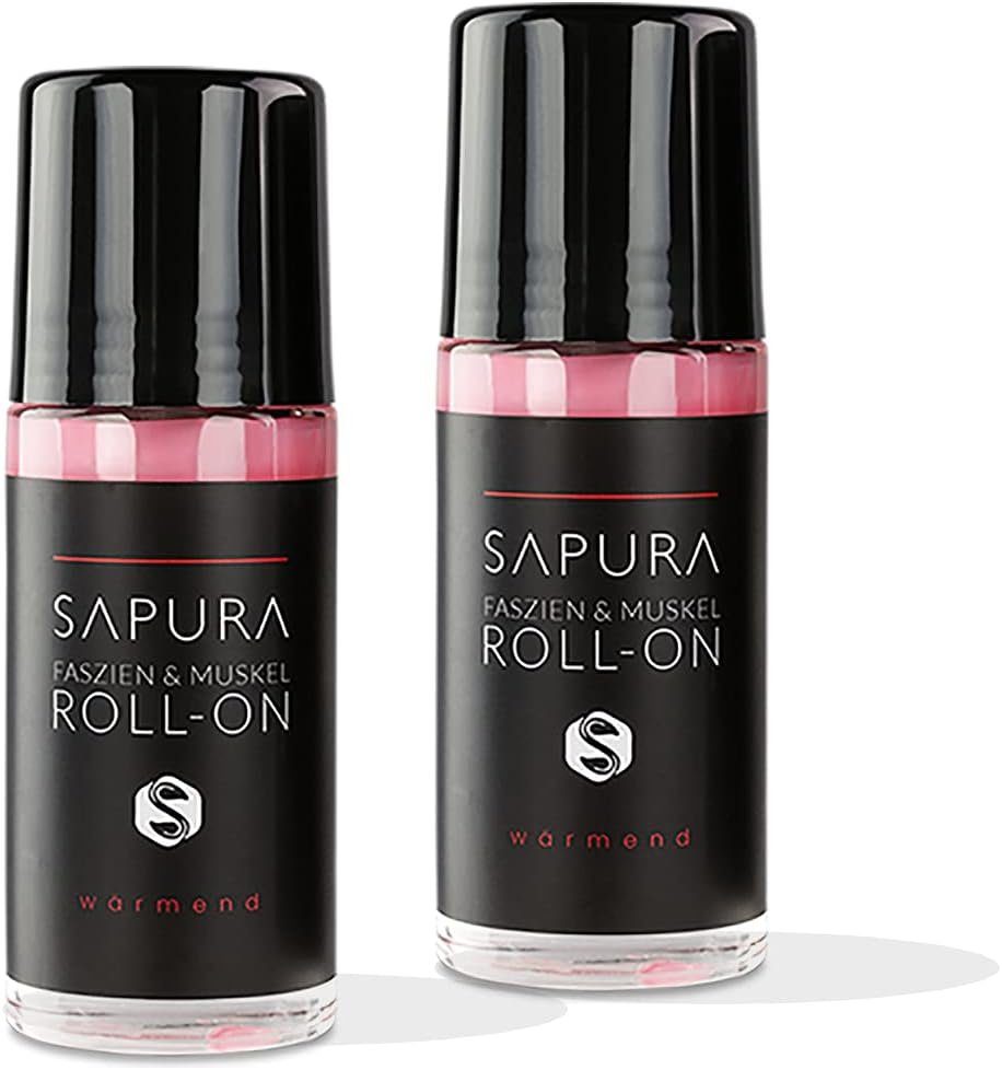 SAPURA Health Wärmepflaster Wärmesalbe Schmerzsalbe Roll-On - Extra Stark für Rücken & Schulter (2 St)
