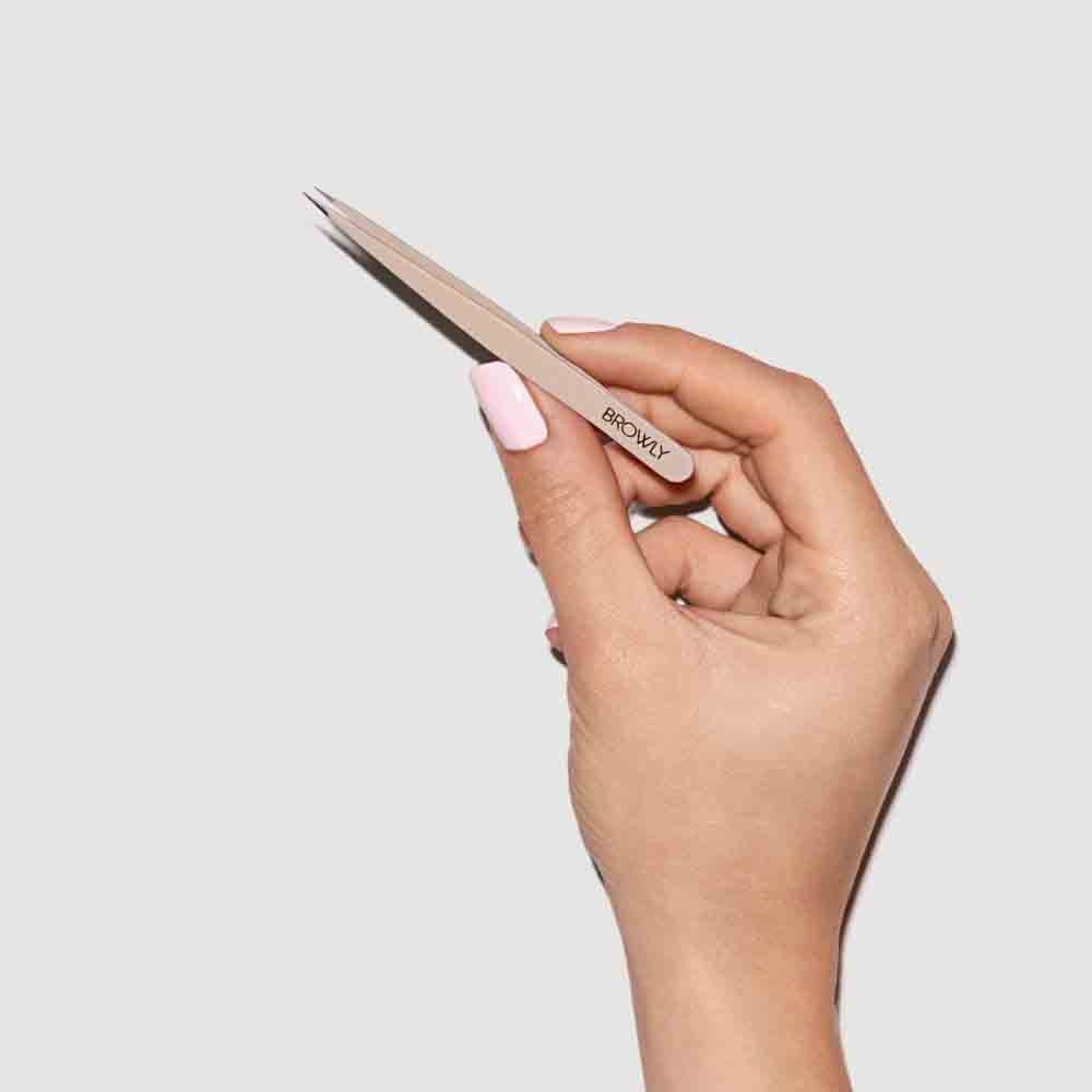 BROWLY Augenbrauen Accessoires Pinzette - spitz