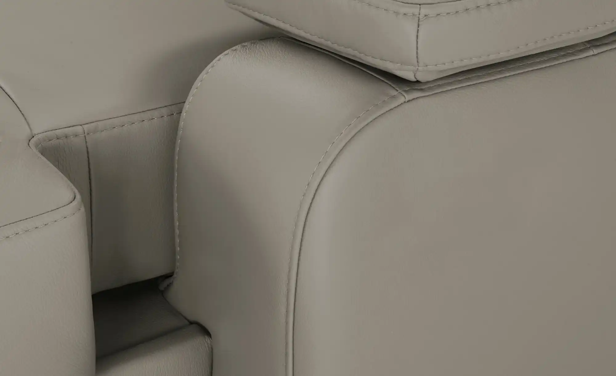 Kollektion Kraft Wohnlandschaft mit Sitz- und Rückenbezug aus Leder Kathi