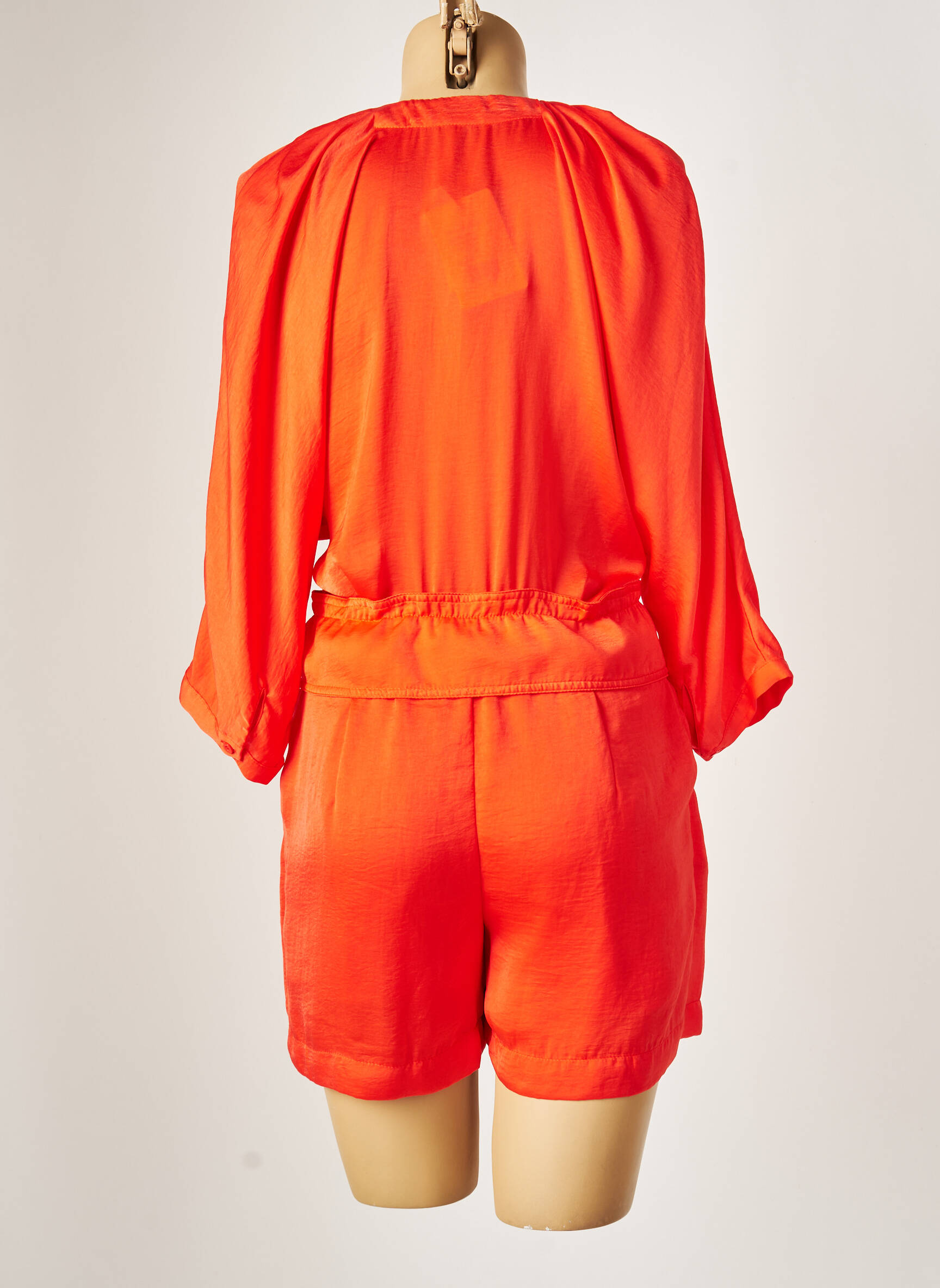 See U Soon Combi Shorts Femme couleur orange