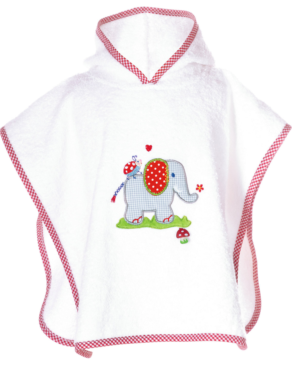 Badeponcho BabyGlück Elefant, ca. 55 x 46 cm