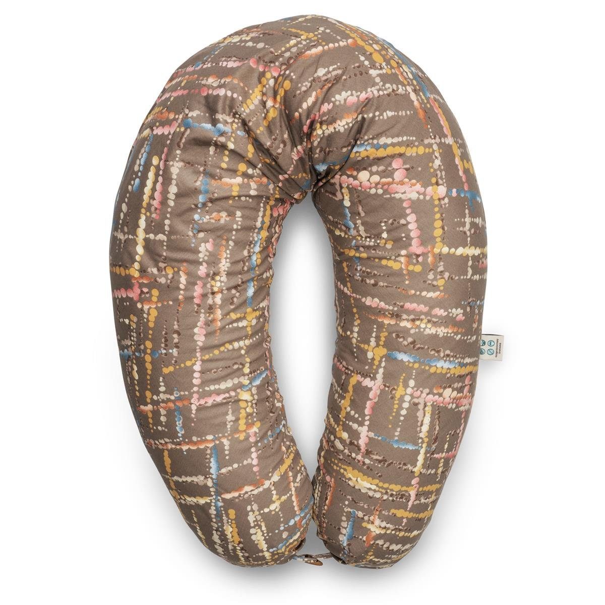 SEI Design Stillkissen Seitenschläferkissen Babynestchen Kuschelnest XXL, Schwangerschaftskissen mit Bezug, Bezug 100% Baumwolle