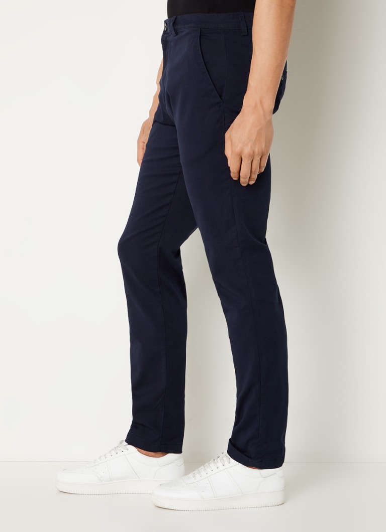 Calça chino slim fit Selected Homme New Miles com bolsos laterais.