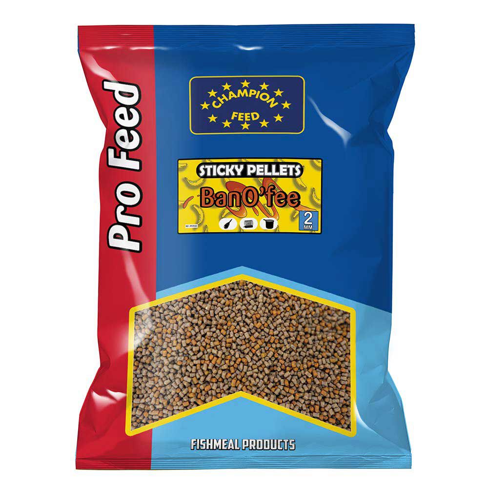 Pelete Champion Feed Sticky Pellets 2mm banano'fee 650G