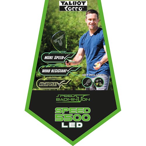 SPEED BADMINTON SPEEDBADMINTON SET SPEED 5500 LED IM SLINGBAG