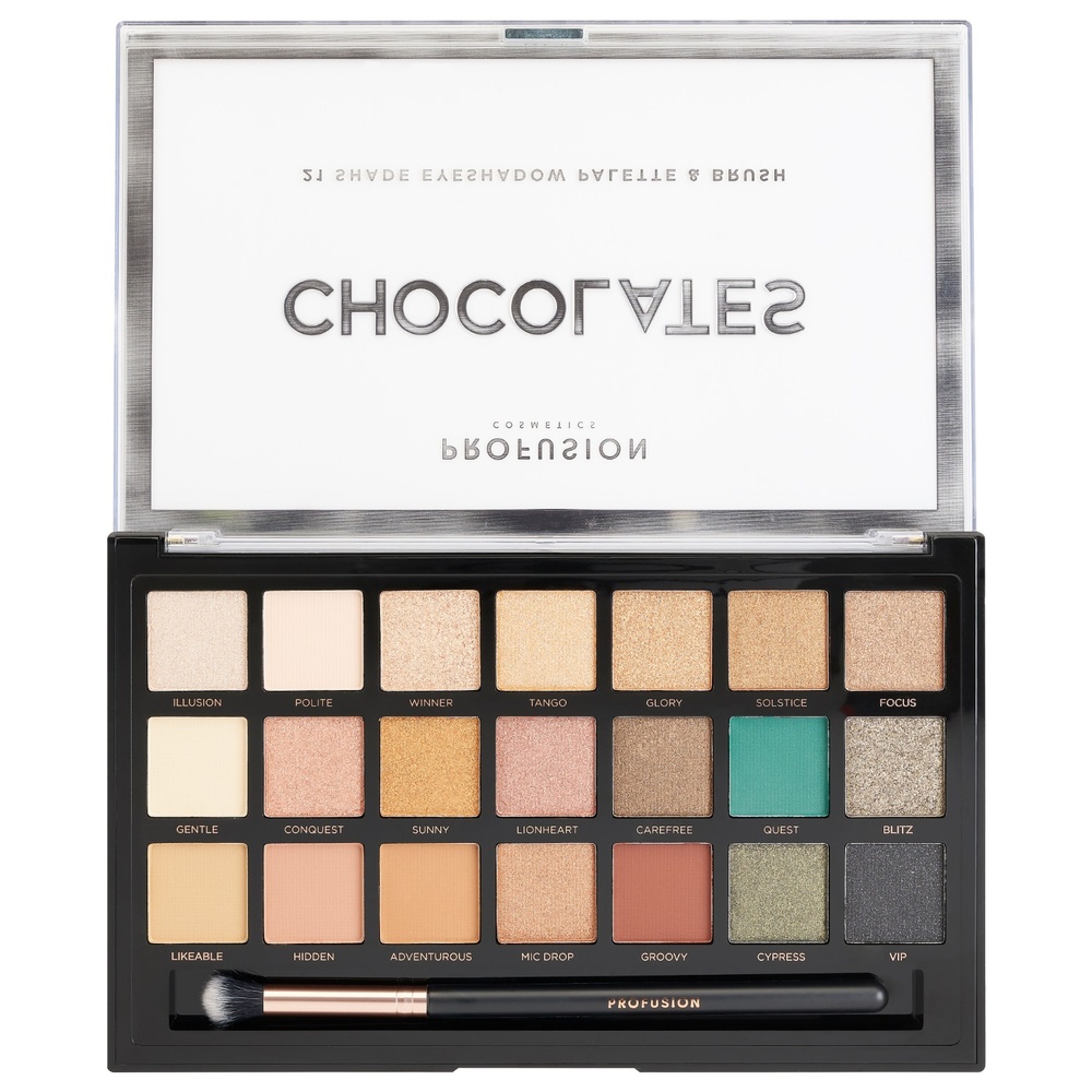 Profusion Cosmetics Palette Yeux 21 Pro Chocolates Palette de maquillage