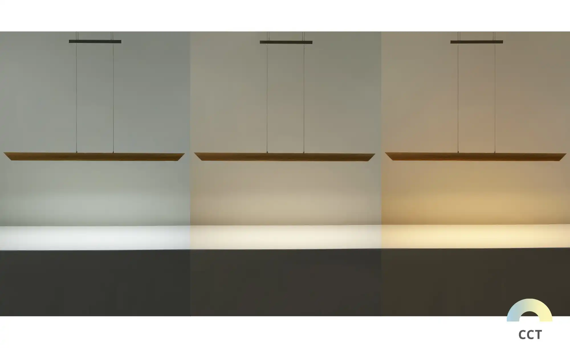 LED-Pendelleuchte, 1-flammig, Eiche natur