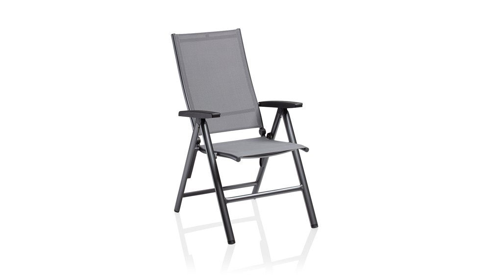 KETTLER Gartenstuhl Kettler Cirrus Silver-Line Multipositionssessel (1)