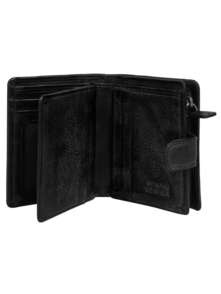 SPIKES & SPARROW Geldbörse in schwarz günstig kaufen onesize