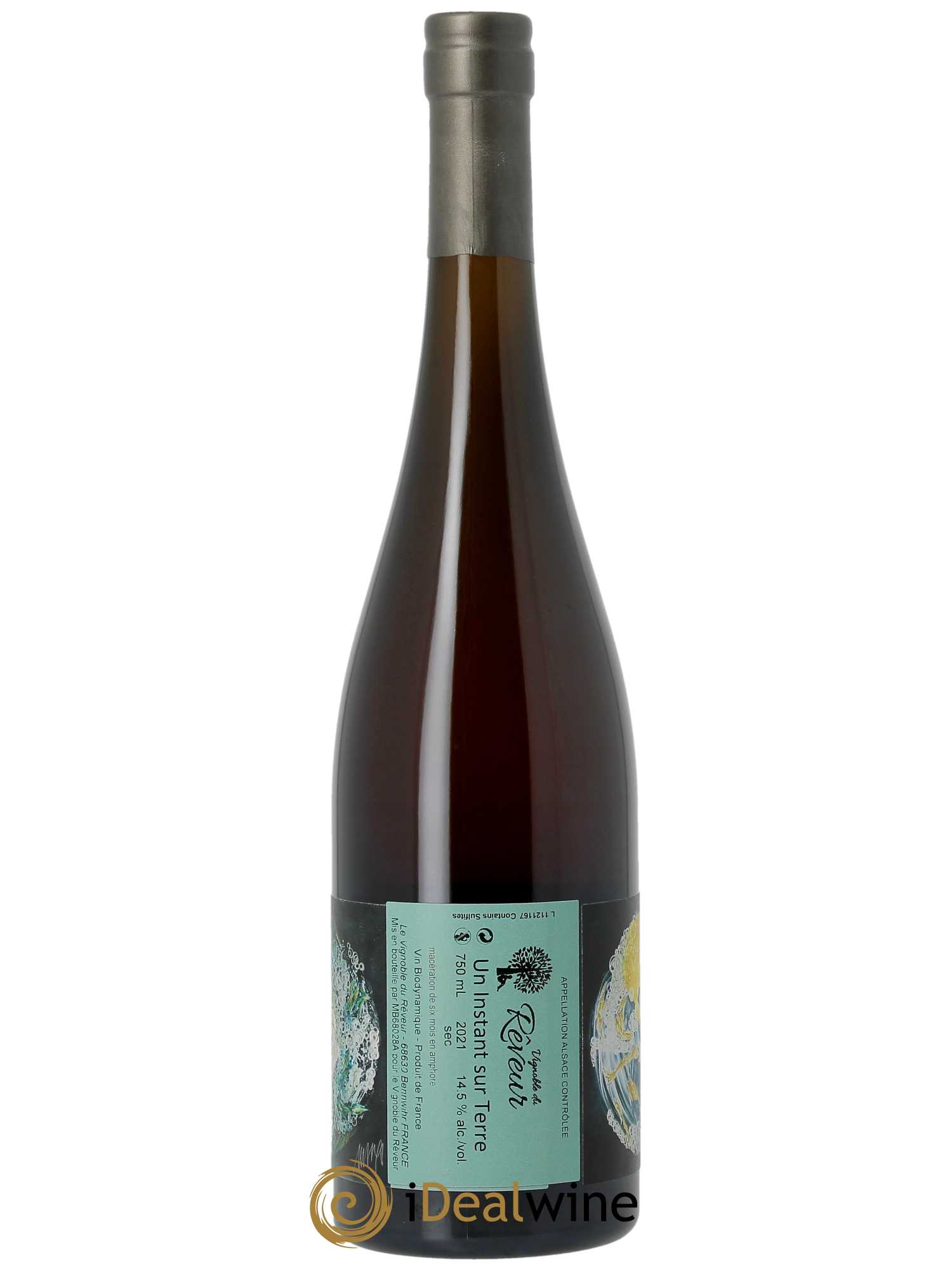 Alsace Un instant sur terre Vignoble du Rêveur  2021 - Lot de 1 Bouteille