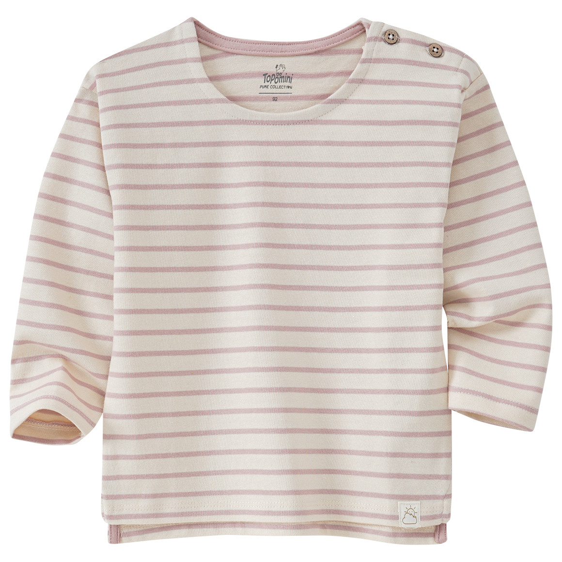 Baby Langarmshirt aus Bio-Baumwolle