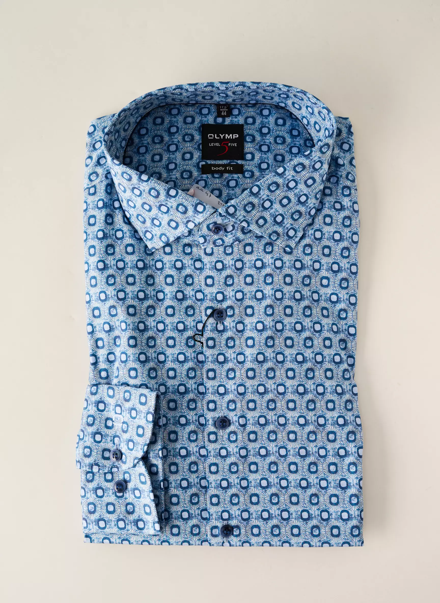 Olymp Manches Longues Homme couleur bleu