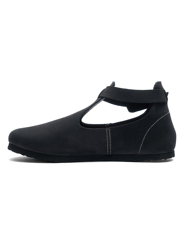 Comfortfusse Leder-Ballerinas in Schwarz günstig kaufen