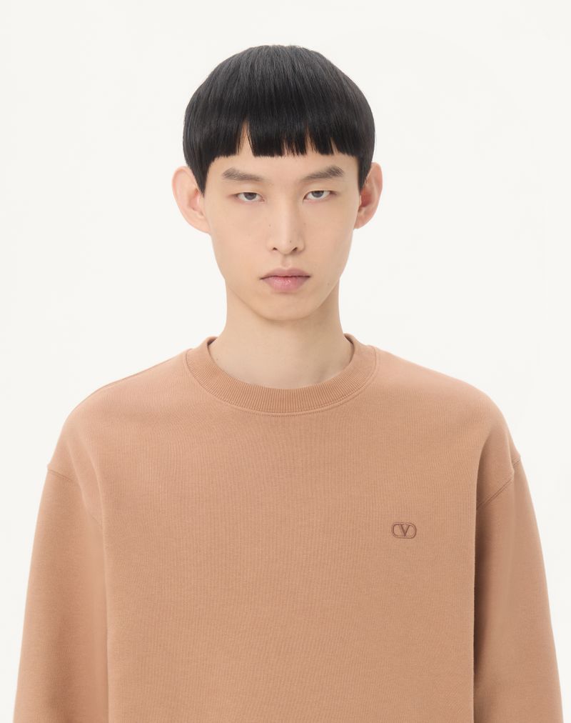 Valentino bomuldssweatshirt med VLogo-broderi