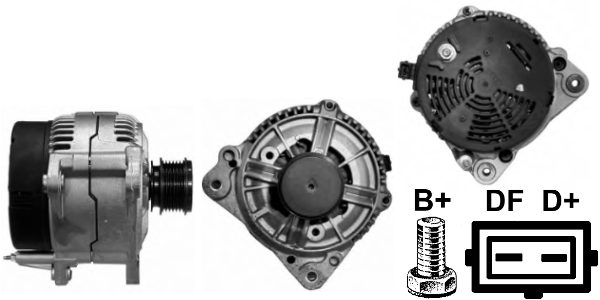 FRIESEN Lichtmaschine Seat, Skoda, VW 9041010 - ATU
