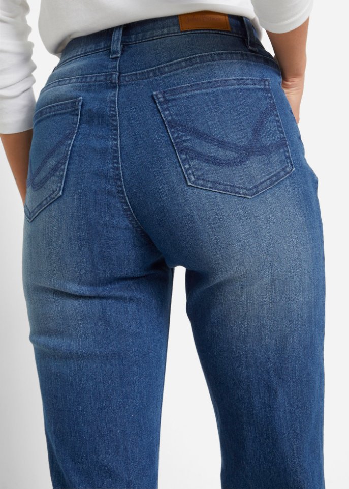 Komfort-Stretch-Jeans, Straight, 2-er Pack