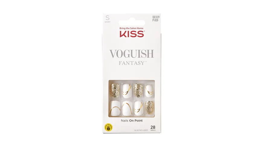 KISS Voguish Fantasy Nails - Glam and Glow