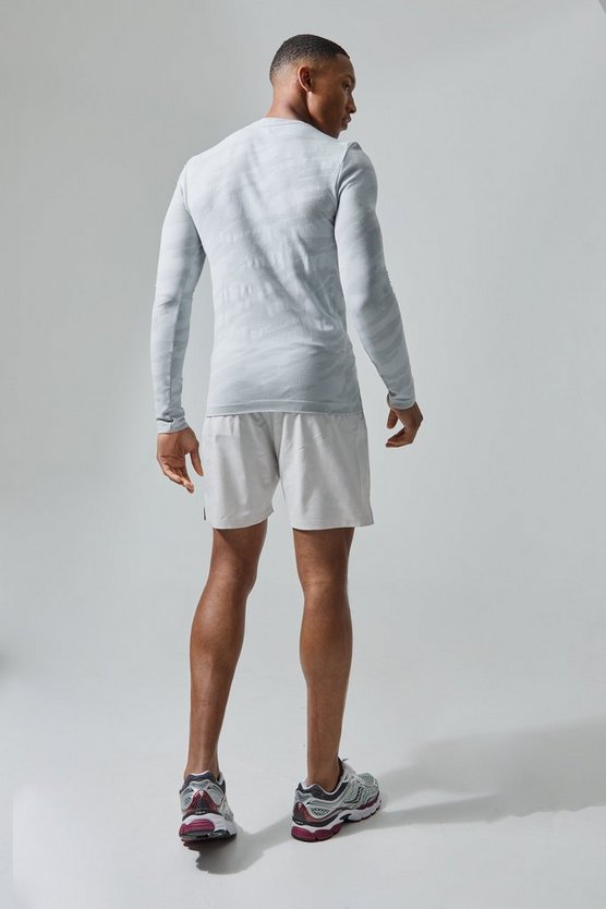 Man Active nahtloses Camouflage Top