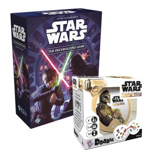 May the 4th-Bundle - Star Wars: The Deckbuilding Game + Dobble Star Wars – The Mandalorian (DE)