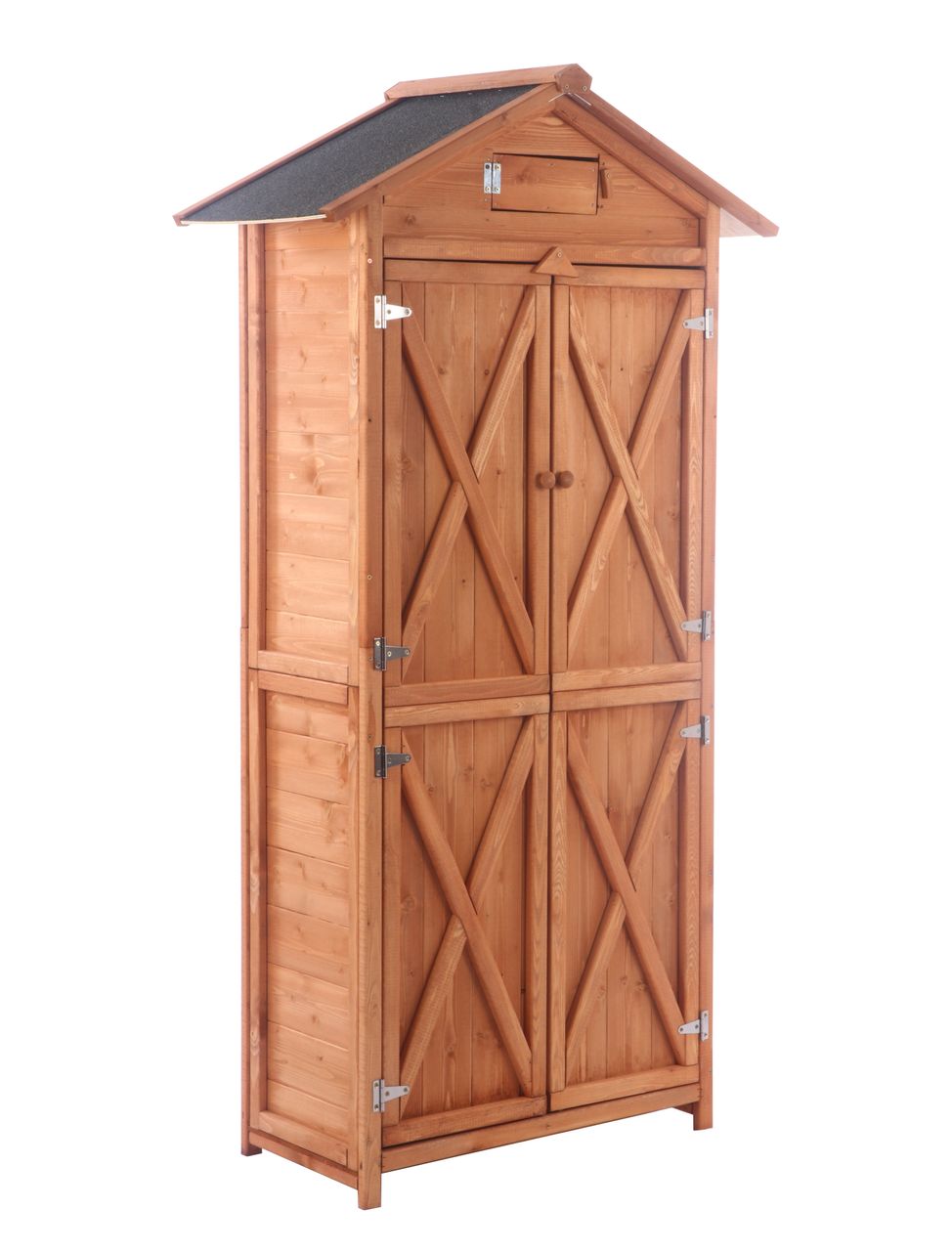 Powertec Garden Werkzeugschrank Holz Franz