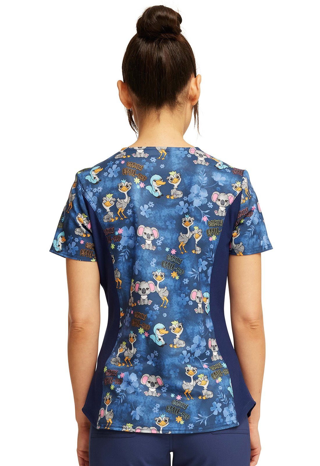 Cherokee Funktionsbluse Bunt bedruckter Damen Kasack 