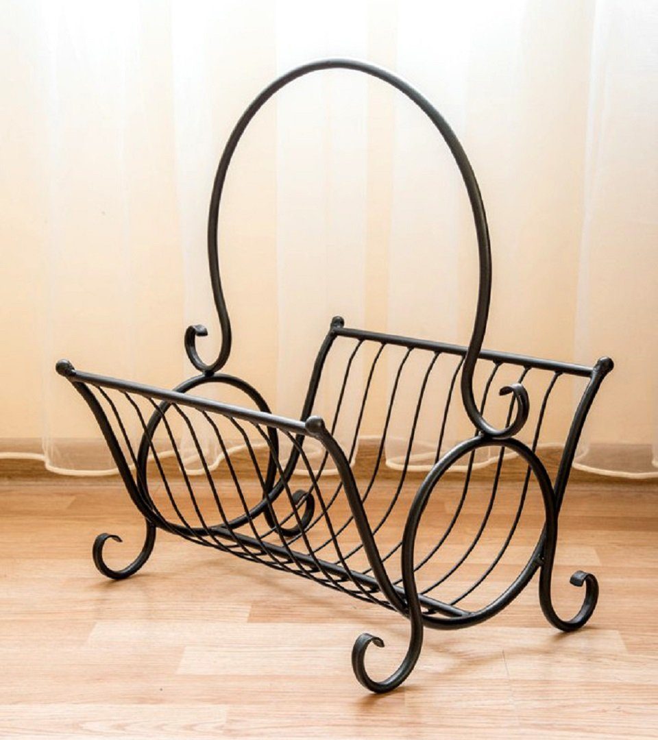 DanDiBo Zeitungsständer Zeitungskorb Zeitungsständer aus Metall H-52 cm Zeitungshalter Beistelltisch