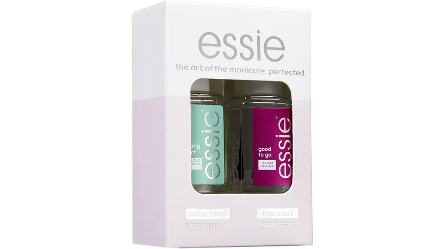 ESSIE Nagellack Routine Set Geschenkpackung strong start, good to go
