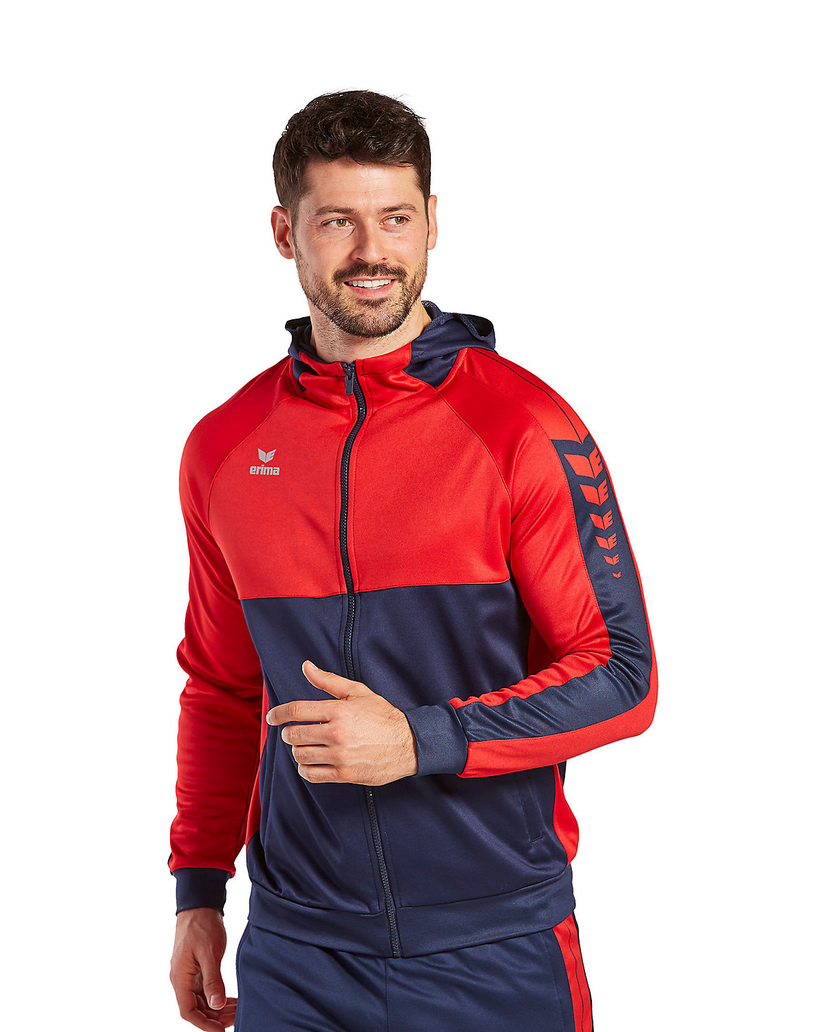 Six Wings Trainingsjacke mit Kapuze Trainingsjacken