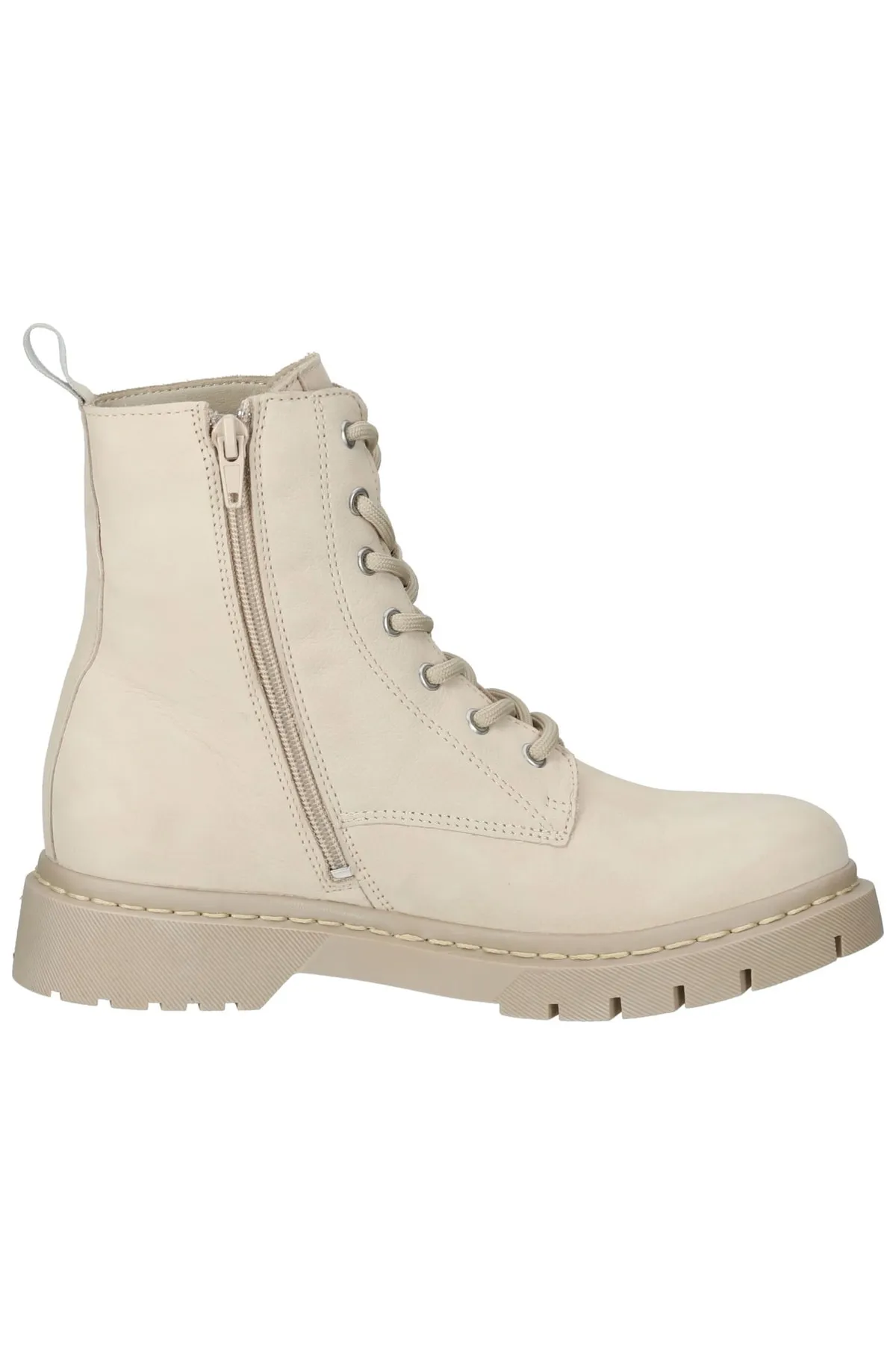 Tamaris  Stiefelette - Beige - Blockabsatz