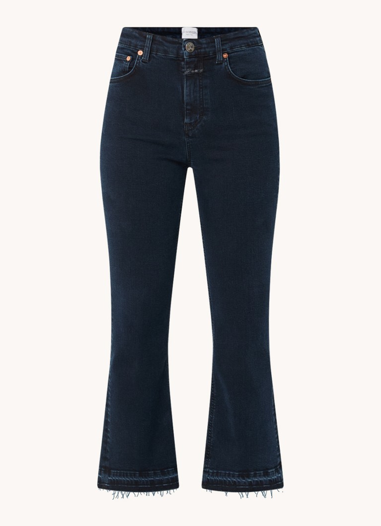 CLOSED Hi-Sun high waist flared cropped jeans made of organic cotton