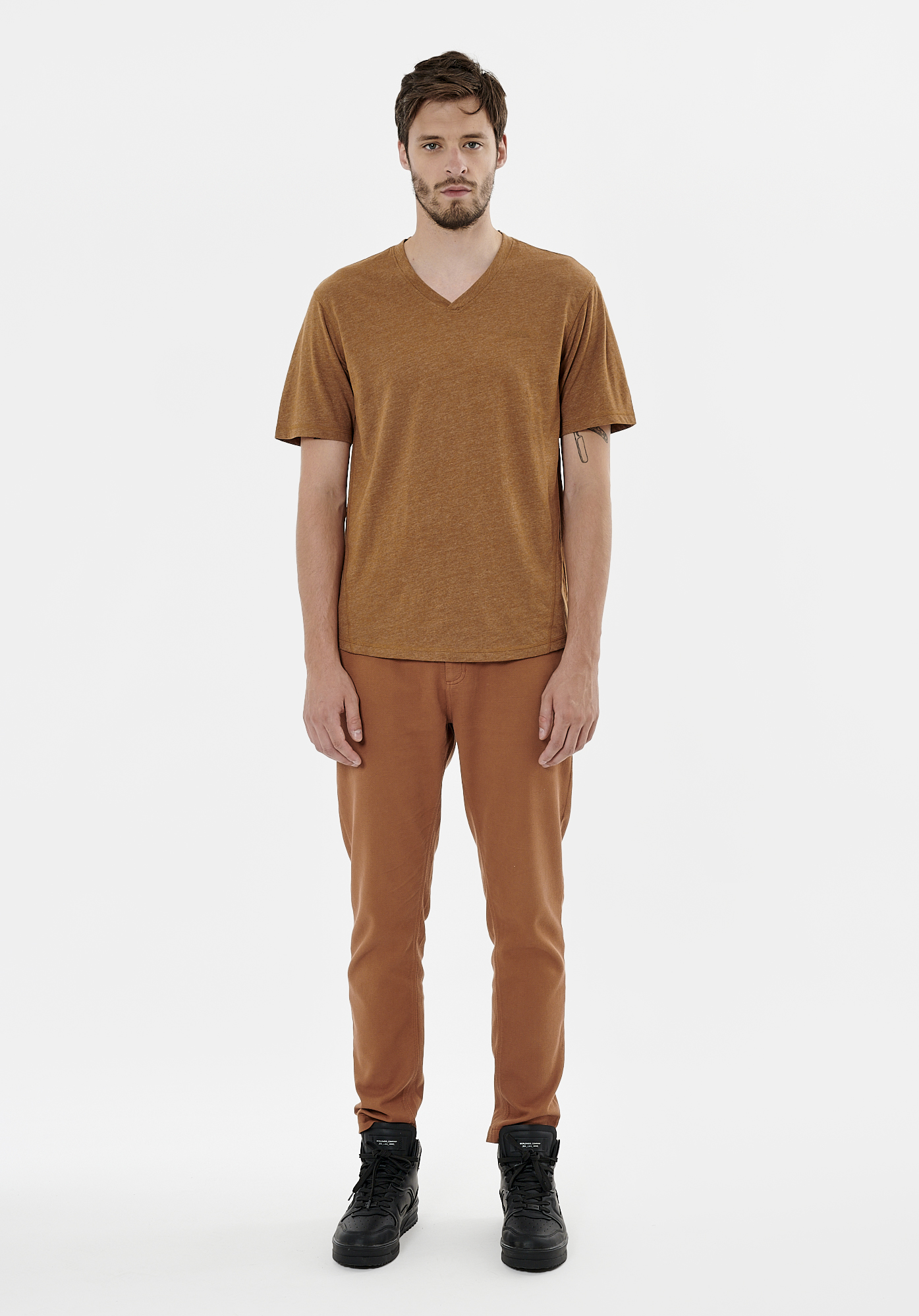 TONE   T-shirt marron homme