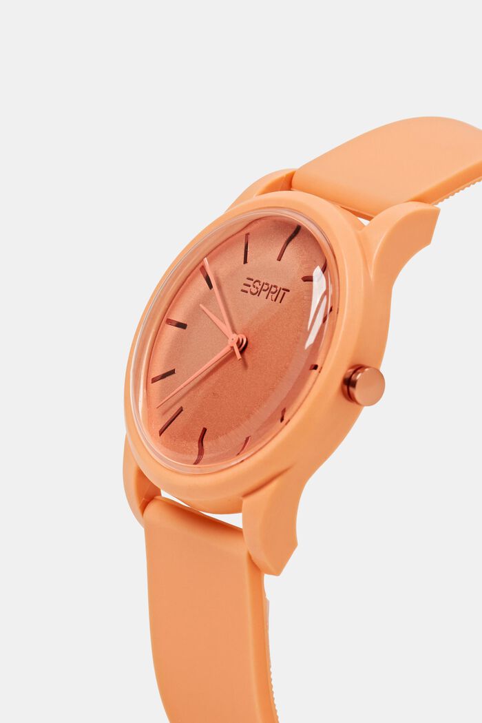 Farbige Uhr mit Gummiarmband