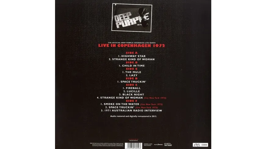 Copenhagen 1972 (Ltd/180g/Gtf/Red)