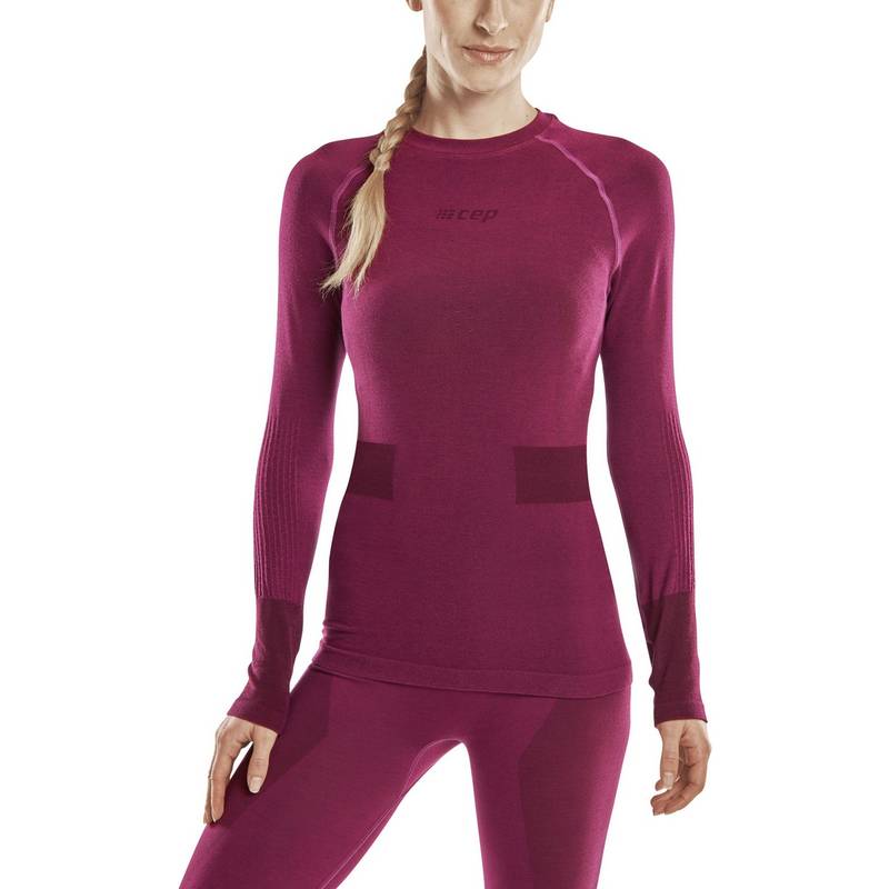 CEP Merino Skiing Base Shirt Longsleeve Laufshirt Damen