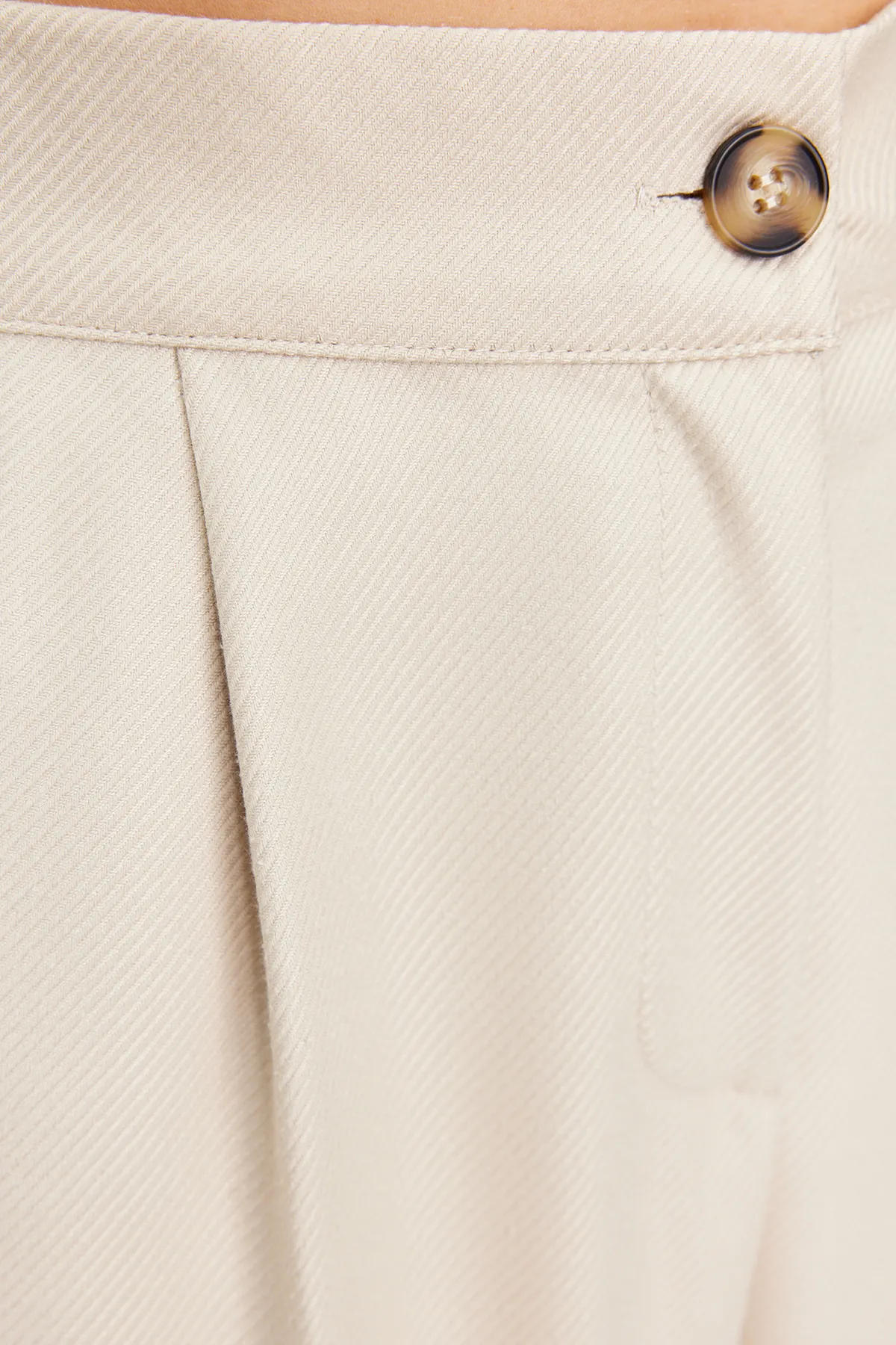 Trendyol Collection  Nerzfarbene gerade/gerade geschnittene Webhose TWOAW22PL0321