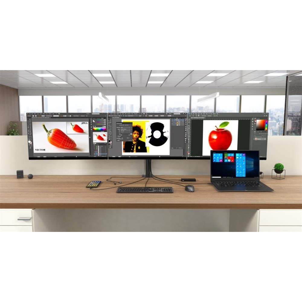 I-TEC Laptop-Dockingstation USB-C/Thunderbolt Triple Display Docking Station + Power Delivery 100W