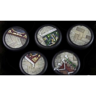 Malifaux Lucius Office base tops 50mm (2)