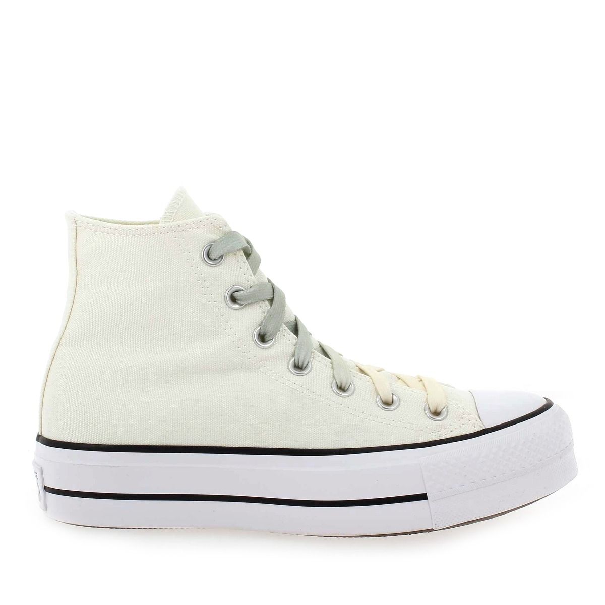 Converse  CHUCK TAYLOR ALL STAR LIFT OMBRÉ LACED P - Écru Kaki