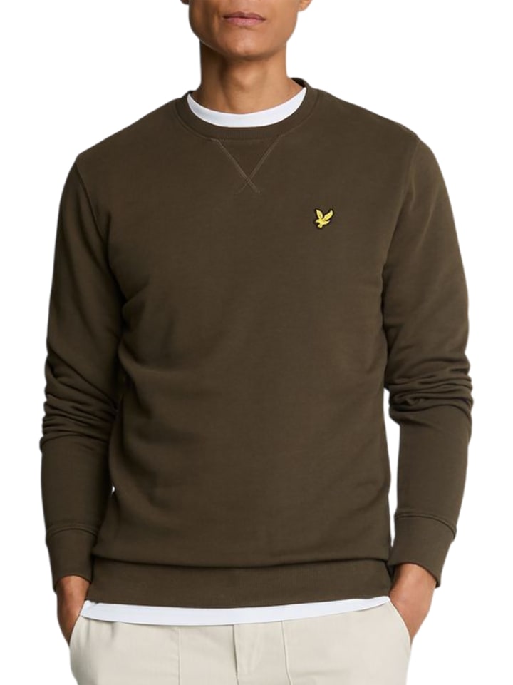 Lyle & Scott Sweatshirt in Olivgrün günstig kaufen