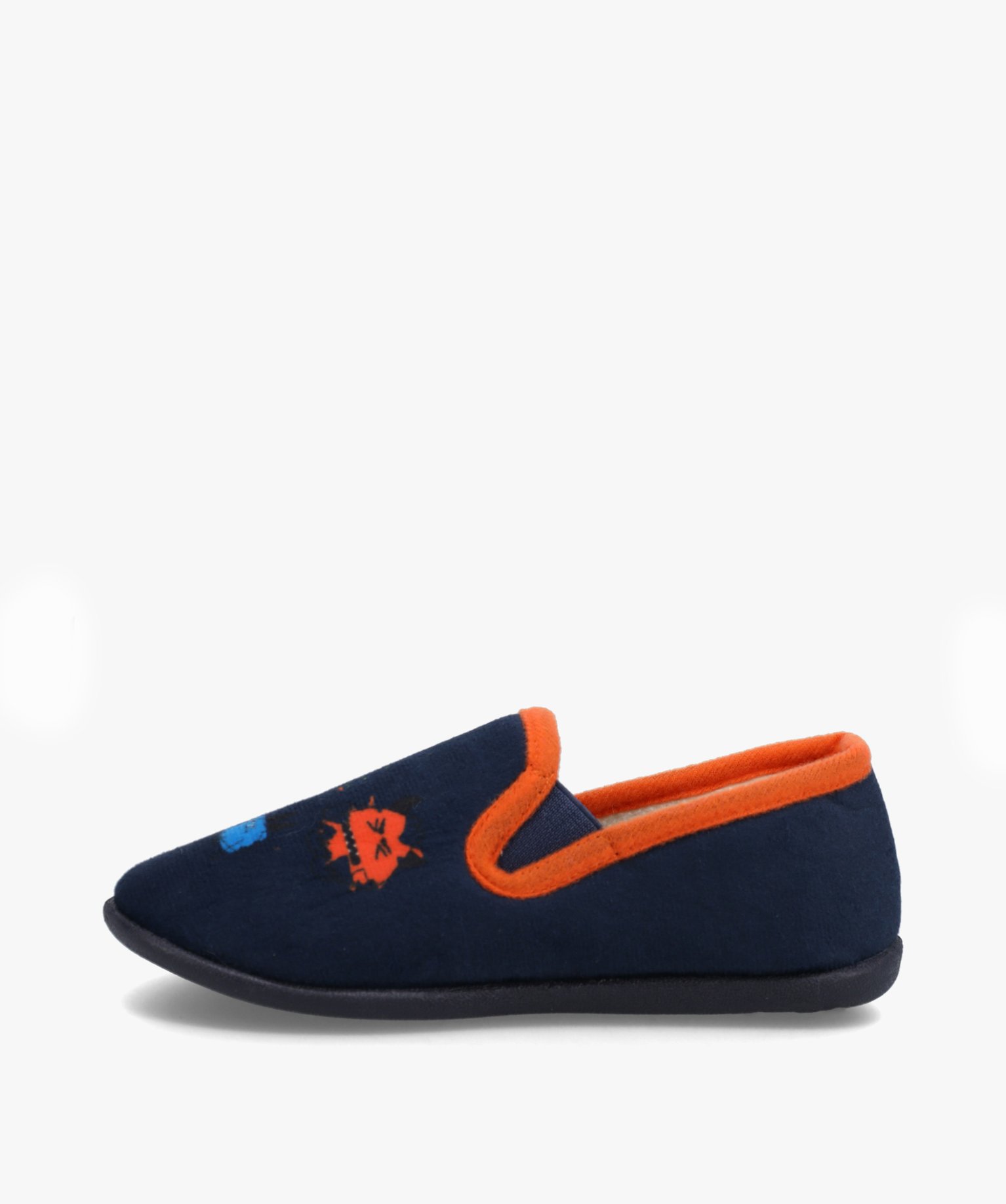 Chaussons Garçon en velours ras imprimés monstres marine | GEMO