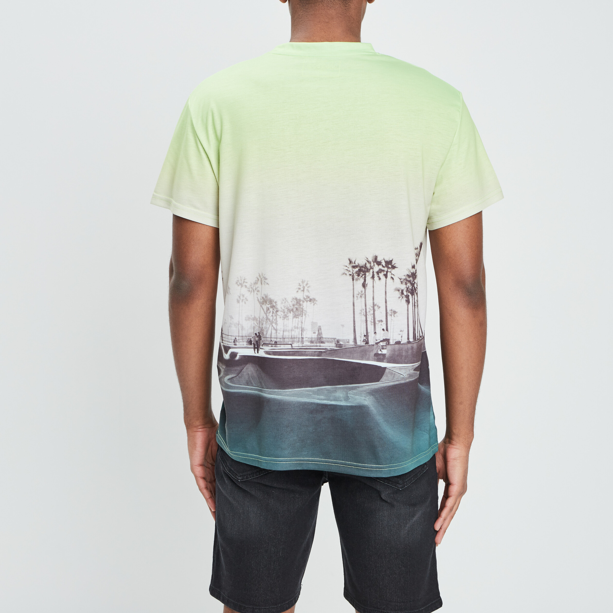 T-shirt manches courtes bleu homme | La Halle