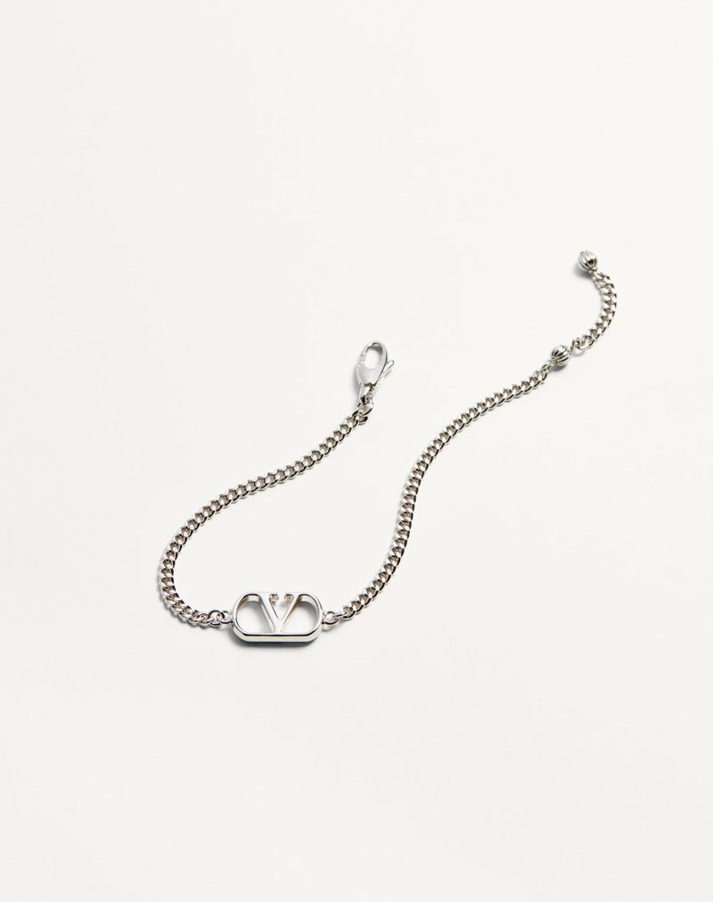 Valentino VLogo signatur metalarmbånd