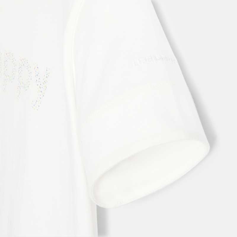 T-shirt blanc CONFETTI pigments naturels mixte