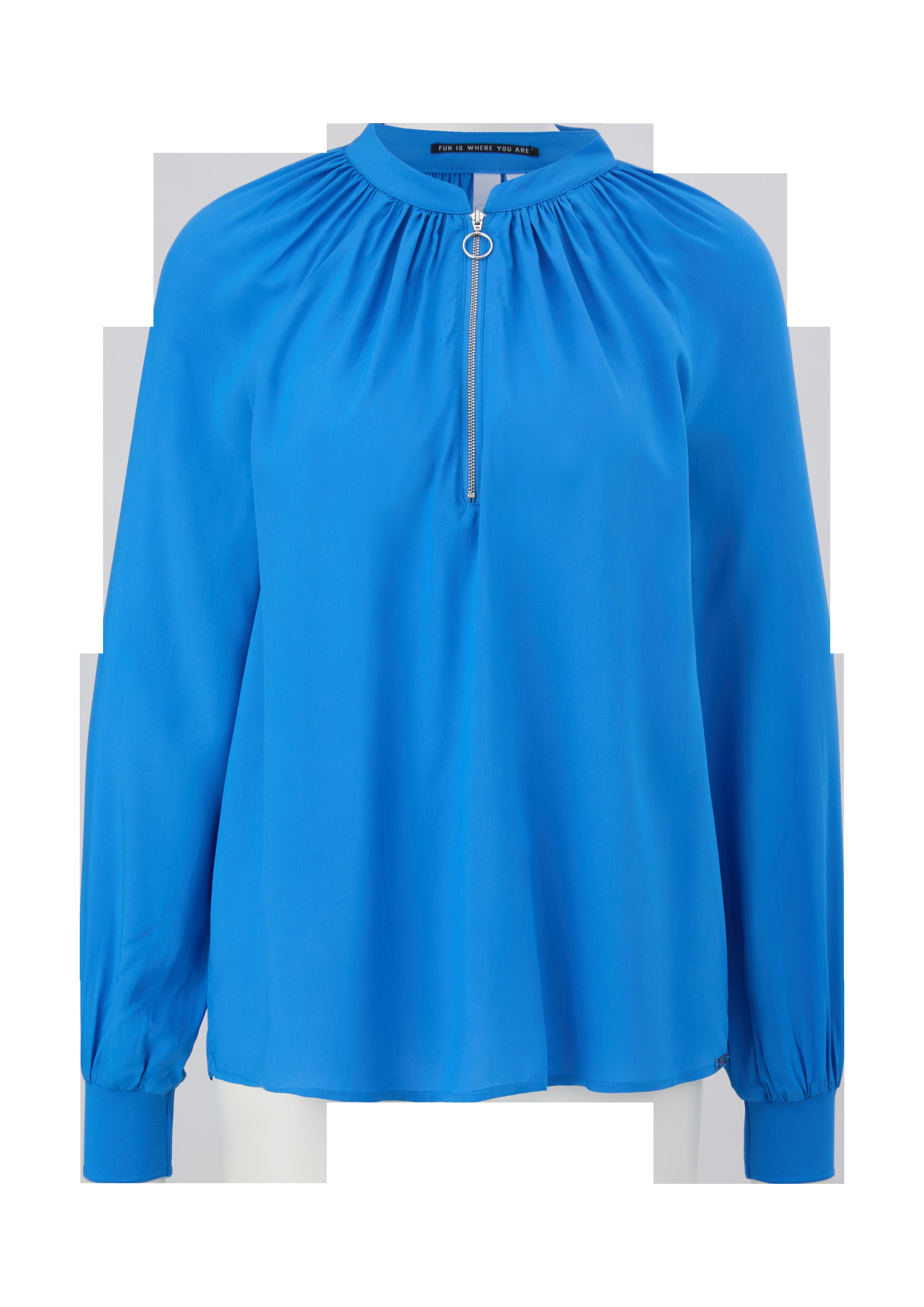 Viskosebluse mit Stehkragen  2126745-5547